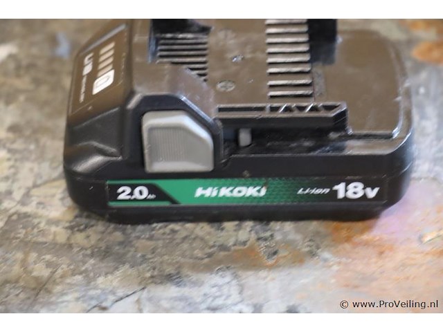Hikoki bsl1820m li-ion accu 2.0ah, 18v - afbeelding 3 van  4
