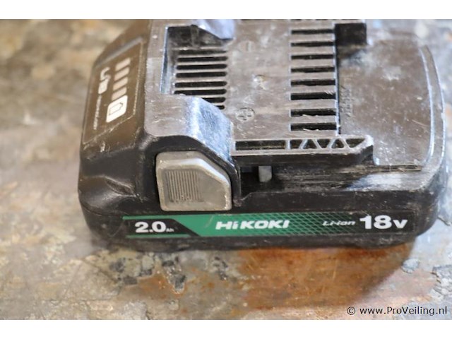 Hikoki bsl1820m li-ion accu 2.0ah, 18v - afbeelding 3 van  4