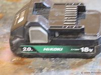 Hikoki bsl1820m li-ion accu 2.0ah, 18v - afbeelding 3 van  4