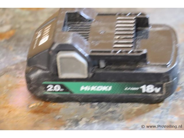 Hikoki bsl1820m li-ion accu 2.0ah, 18v - afbeelding 3 van  4