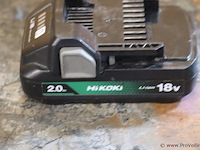 Hikoki bsl1820m li-ion accu 2.0ah, 18v - afbeelding 3 van  4