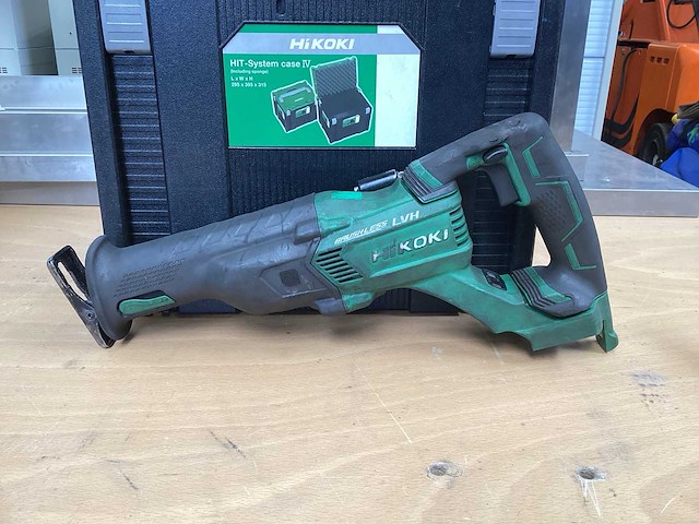 Hikoki cr 18dbl reciprozaag incl. 2x bsl 36b18 accu’s + uc 18ysl3 acculader + koffer - afbeelding 2 van  9