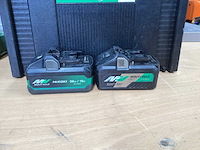 Hikoki cr 18dbl reciprozaag incl. 2x bsl 36b18 accu’s + uc 18ysl3 acculader + koffer - afbeelding 4 van  9