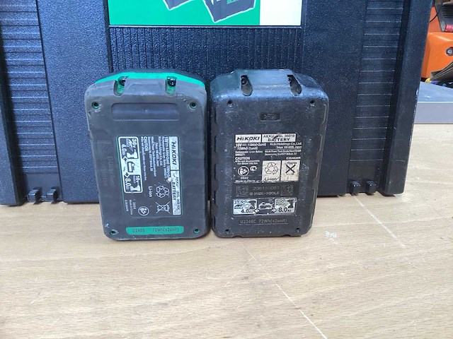 Hikoki cr 18dbl reciprozaag incl. 2x bsl 36b18 accu’s + uc 18ysl3 acculader + koffer - afbeelding 5 van  9