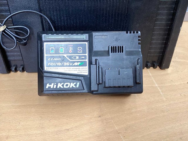 Hikoki cr 18dbl reciprozaag incl. 2x bsl 36b18 accu’s + uc 18ysl3 acculader + koffer - afbeelding 6 van  9