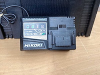 Hikoki cr 18dbl reciprozaag incl. 2x bsl 36b18 accu’s + uc 18ysl3 acculader + koffer - afbeelding 6 van  9