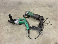 Hikoki d13vb3 + g13sr4 boormachine + haakse slijper - afbeelding 1 van  4