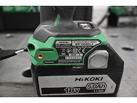 Hikoki ds 18 dbsl 18v-slagmoermachine en accuboormachine set - afbeelding 8 van  10