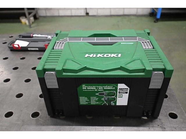 Hikoki ds 18 dbsl 18v-slagmoermachine en accuboormachine set - afbeelding 10 van  10