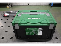 Hikoki ds 18 dbsl 18v-slagmoermachine en accuboormachine set - afbeelding 10 van  10