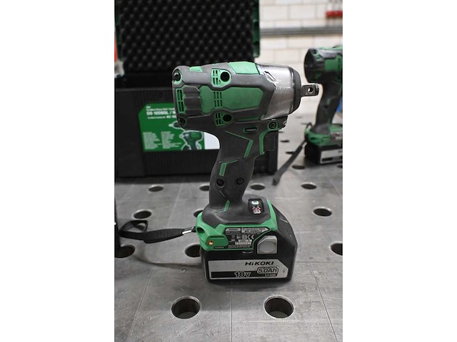 Hikoki ds 18 dbsl 18v-slagmoermachine en accuboormachine set - afbeelding 6 van  10