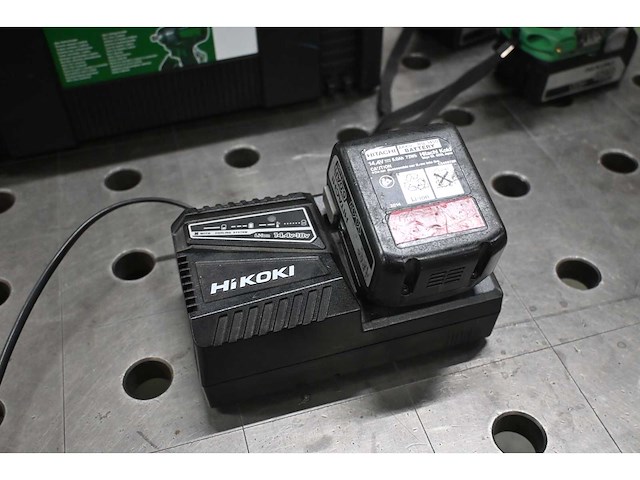 Hikoki ds 18 dbsl 18v-slagmoermachine en accuboormachine set - afbeelding 8 van  10