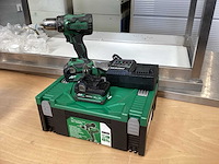 Hikoki ds 18dbsl boormachine incl. bsl 36a18 accu’s + uc 18ysl3 acculader + koffer - afbeelding 3 van  10