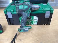 Hikoki ds 18dbsl boormachine incl. bsl 36a18 accu’s + uc 18ysl3 acculader + koffer - afbeelding 5 van  10