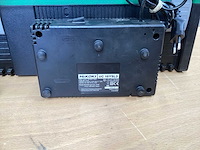 Hikoki ds 18dbsl boormachine incl. bsl 36a18 accu’s + uc 18ysl3 acculader + koffer - afbeelding 9 van  10