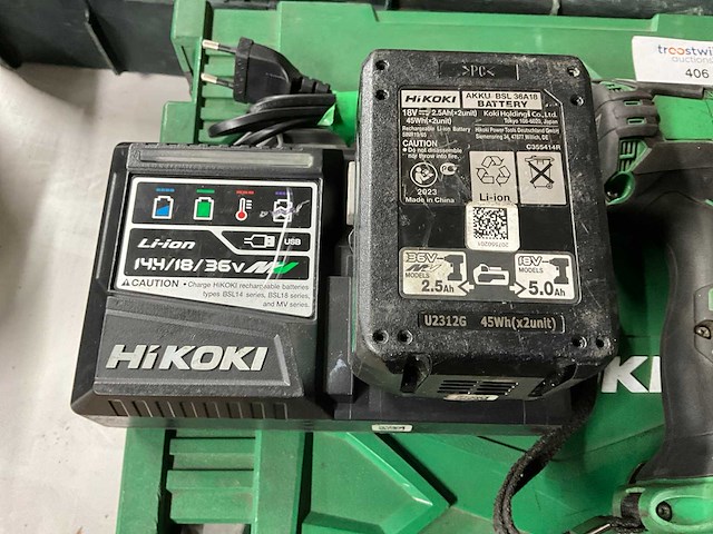 Hikoki ds 18dbsl boormachine - afbeelding 5 van  5