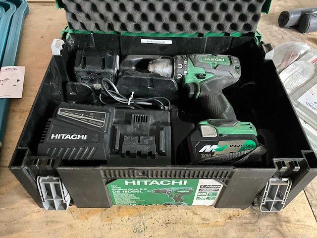 Hikoki ds 18dbsl schroefboormachine - afbeelding 2 van  2