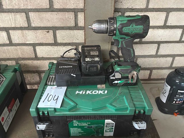 Hikoki ds 18dbsl schroefmachine - afbeelding 1 van  3