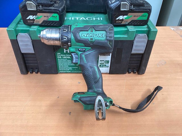 Hikoki ds 18dsl boor- schroefmachine incl. 2x bsl 36a18 accu’s + uc18ysl3 + koffer - afbeelding 4 van  10