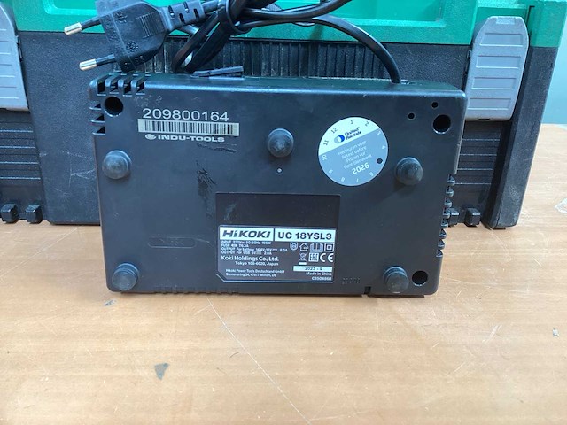 Hikoki ds 18dsl boor- schroefmachine incl. 2x bsl 36a18 accu’s + uc18ysl3 + koffer - afbeelding 9 van  10