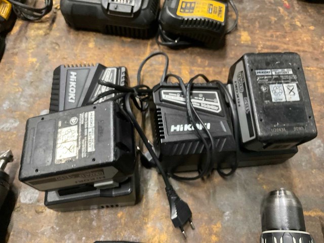 Hikoki ds18dbsl/ds18dc boormachine (2x) - afbeelding 5 van  5