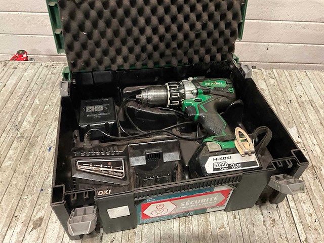 Hikoki dv 18dbl2 boormachine - afbeelding 1 van  4