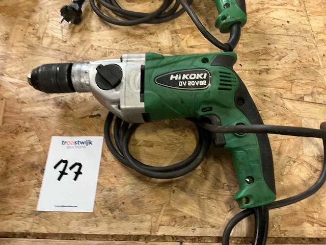 Hikoki dv20vb2 boormachine (2x) - afbeelding 2 van  2