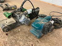 Hikoki en makita bandschuurmachine (2x) - afbeelding 1 van  5