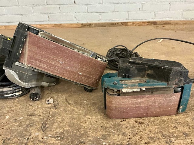 Hikoki en makita bandschuurmachine (2x) - afbeelding 3 van  5