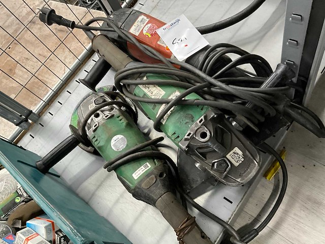 Hikoki / fein haakse slijpmachine (3x) - afbeelding 2 van  3