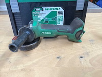 Hikoki g 3613db haakse slijpmachine 125mm incl. bsl 36a18 accu’s + uc 18ysl3 acculader + koffer - afbeelding 5 van  10