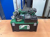 Hikoki g 3613db haakse slijpmachine incl. 2x bsl 36a18 5a accu + uc 18ysl3 acculader + koffer - afbeelding 5 van  15