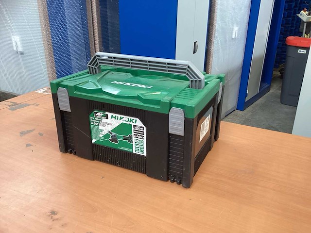 Hikoki g 3613db haakse slijpmachine incl. 2x bsl 36a18 5a accu + uc 18ysl3 acculader + koffer - afbeelding 7 van  15