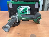 Hikoki g 3613db haakse slijpmachine incl. 2x bsl 36a18 5a accu + uc 18ysl3 acculader + koffer - afbeelding 9 van  15