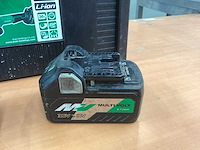 Hikoki g 3613db haakse slijpmachine incl. 2x bsl 36a18 5a accu + uc 18ysl3 acculader + koffer - afbeelding 15 van  15