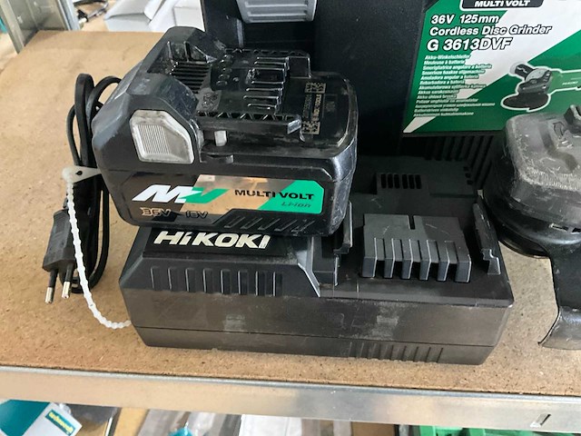 Hikoki g 3613dvf haakse slijpmachine - afbeelding 4 van  5