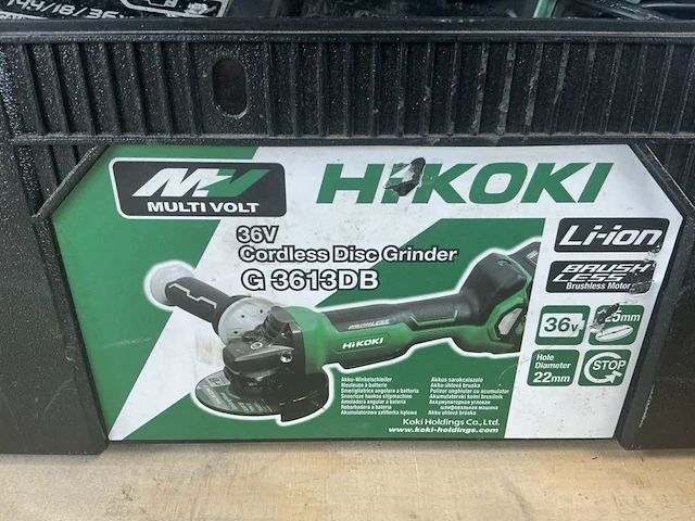 Hikoki g3613db haakse slijper - afbeelding 6 van  6