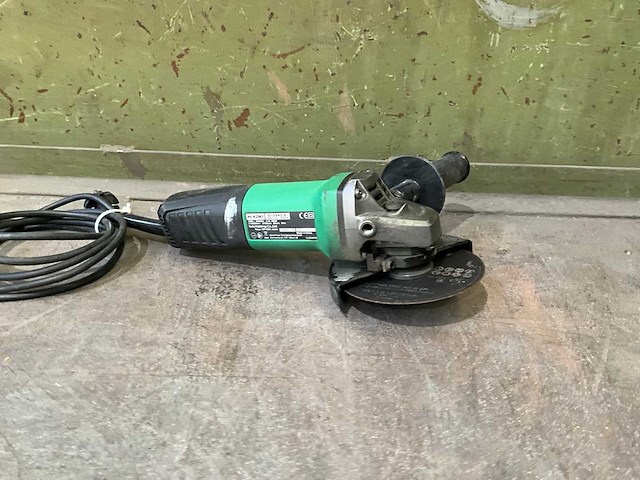 Hikoki haakse slijpmachine 125mm - afbeelding 3 van  6