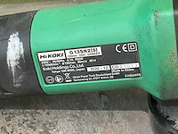 Hikoki haakse slijpmachine 125mm - afbeelding 4 van  6