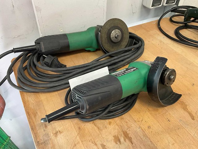 Hikoki haakse slijpmachine (2x) - afbeelding 3 van  5