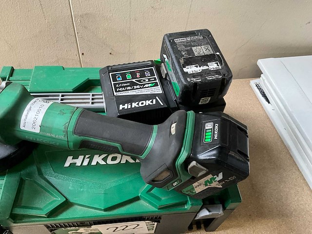 Hikoki haakse slijpmachine - afbeelding 3 van  4