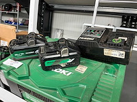 Hikoki multivolt 36 v / 16 v accu’s met lader - afbeelding 1 van  4