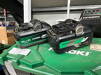 Hikoki multivolt 36 v / 16 v accu’s met lader - afbeelding 2 van  4