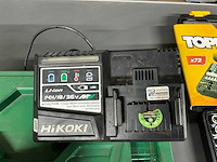 Hikoki multivolt 36 v / 16 v accu’s met lader - afbeelding 4 van  4