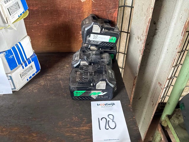 Hikoki multivolt accu's (4x) - afbeelding 1 van  4