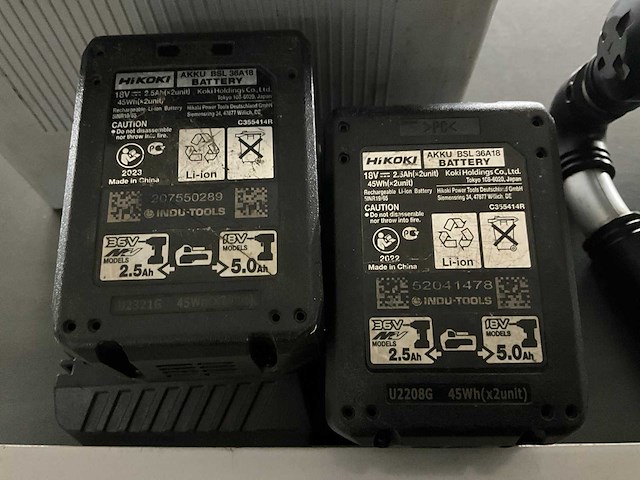 Hikoki ub 18dgl bouwlamp - afbeelding 5 van  5