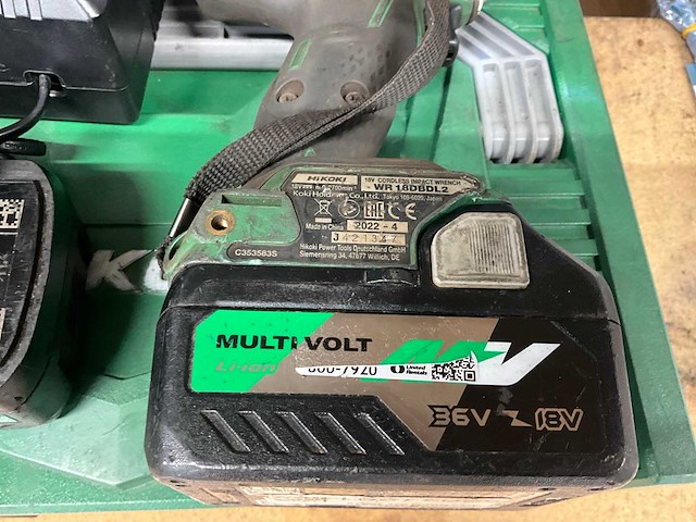 Hikoki wr 18bdl slagmoersleutel - afbeelding 3 van  4