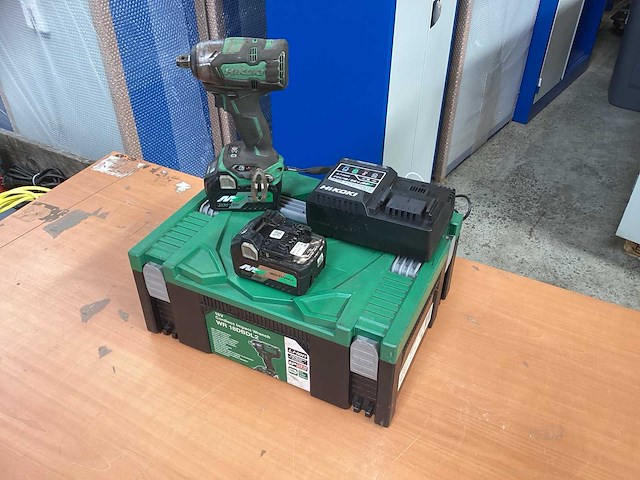 Hikoki wr 18dbdl2 slagmoersleutel 1/2” - 18v incl. bsl 36a18 accu’s + acculader - afbeelding 4 van  11