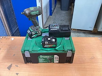 Hikoki wr 18dbdl2 slagmoersleutel 1/2” - 18v incl. bsl 36a18 accu’s + acculader - afbeelding 5 van  11