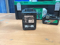 Hikoki wr 18dbdl2 slagmoersleutel 1/2” - 18v incl. bsl 36a18 accu’s + acculader - afbeelding 9 van  11